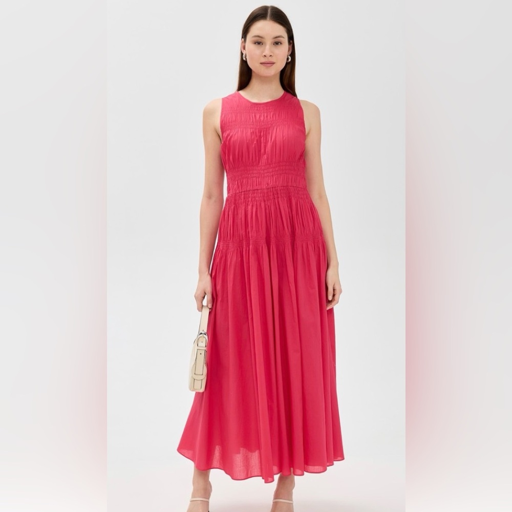 Apiece Apart Fabiana Maxi Dress-Berry